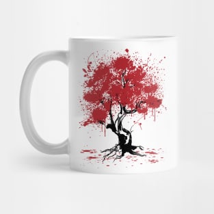 Sakura Tree Painting Mug